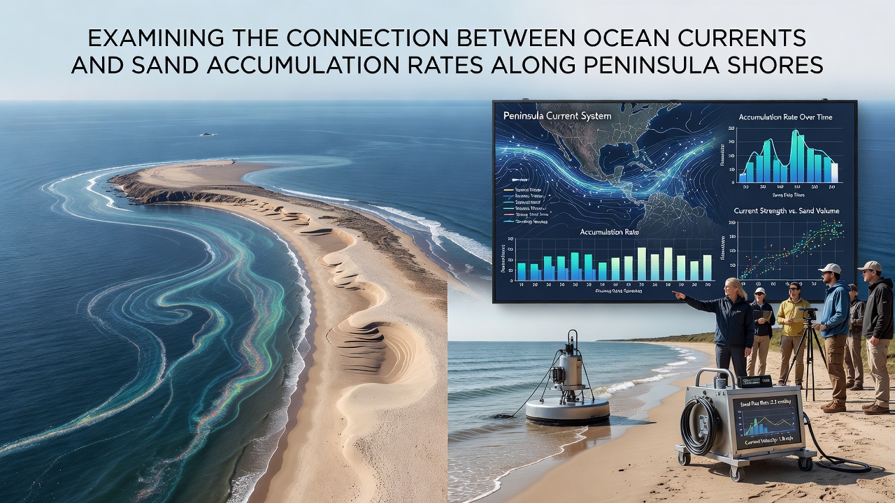 Researchers deploying sensors to measure sand accumulation influenced by coastal currents
